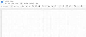 Blank report grid - set up a basic report in Google Data Studio