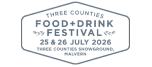 Logo for the Three Counties Food Festival
