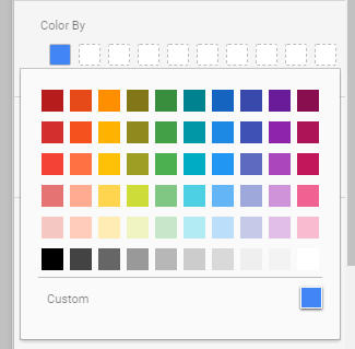 select your chart colour - Format your Google Data Studio reports