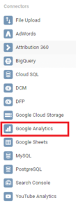 Data sources - set up a basic report in Google Data Studio