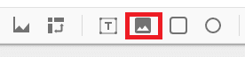 insert image - set up a basic report in Google Data studio