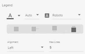 legend options - format your Google Data Studio reports